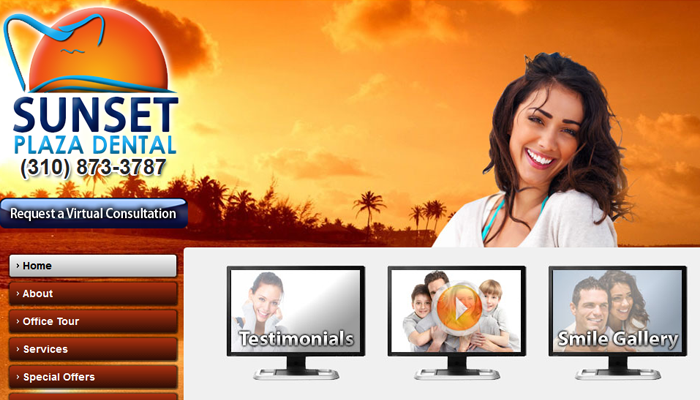 seo company los angeles portfolio sunset plaza dental