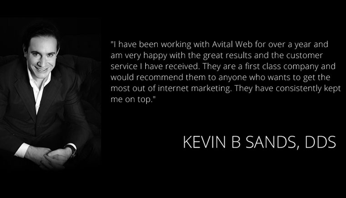 seo company los angeles portfolio kevin sands dds
